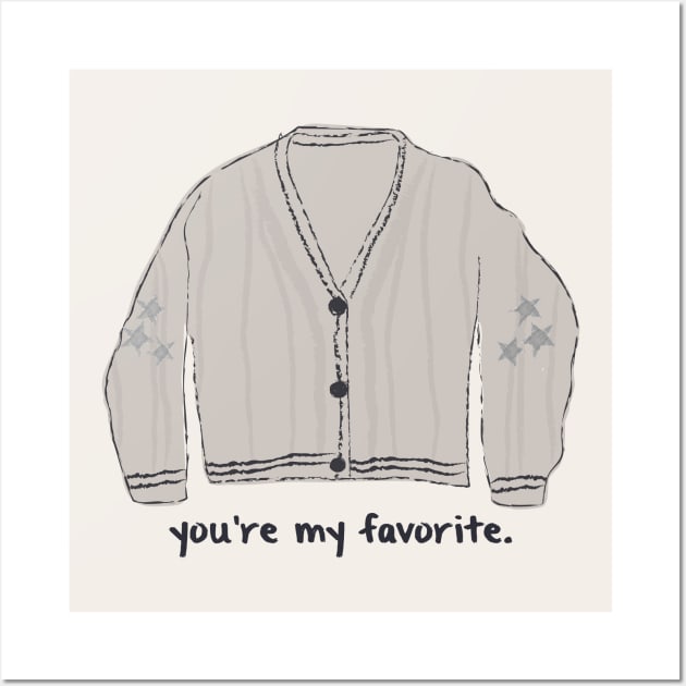 Favorite Sweater Wall Art by fashionsforfans